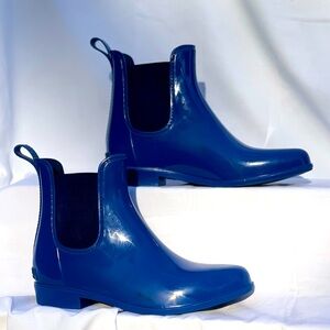 Ralph Lauren Blue Tally Rain Boot Size 8